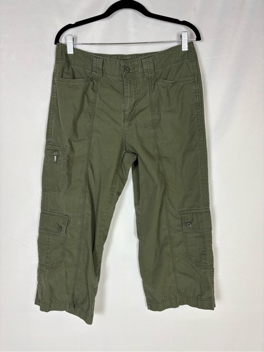 Eddie Bauer Olive Utility Capris